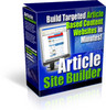 Thumbnail Article Site Builder With Master Resale Rights.