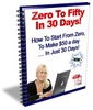 Thumbnail Zero To Fifty In 30 Days With Master Resale Rights.