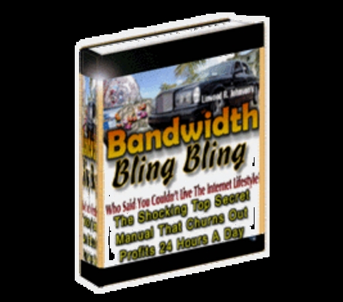 Product picture Bandwidth Bling Bling bbb With Master Resale Rights.