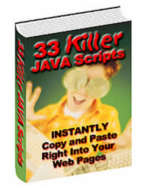 Product picture 33 killer java Scripts With Master Resale Rights