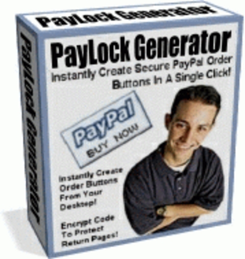 Product picture PayLock Generator With Master Resale Rights