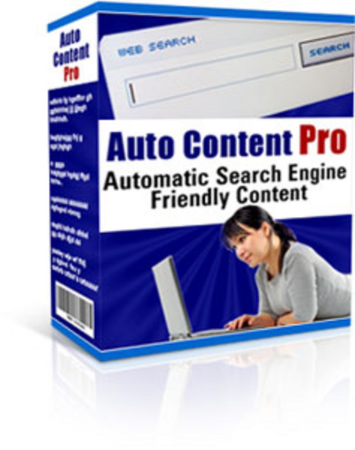 Product picture Auto Content Pro With Master Resale Rights.