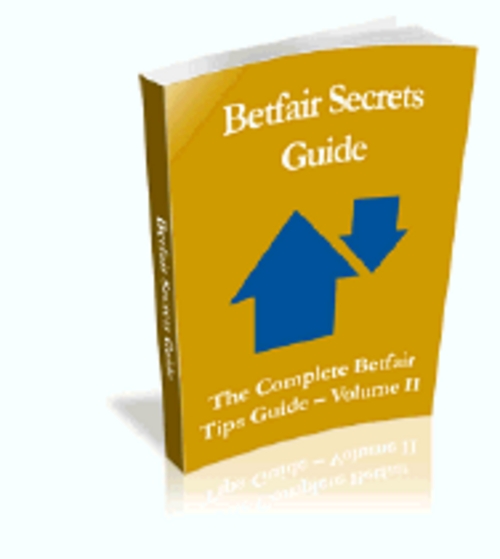 Product picture Betfair Secrets Guide With Master Resale Rights.