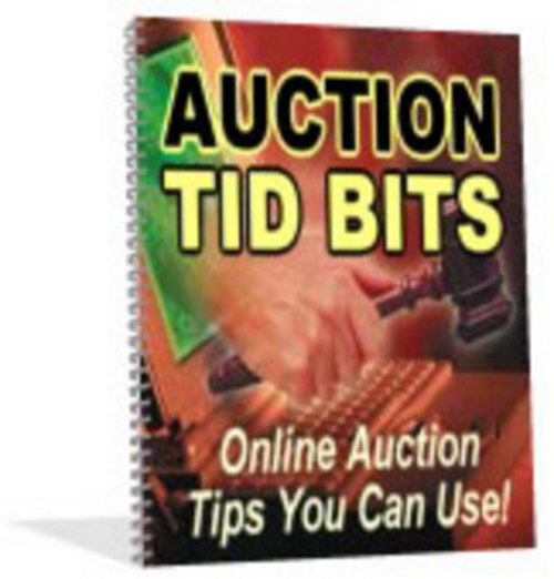 Product picture Auction Tid Bits With Master Resale Rights.