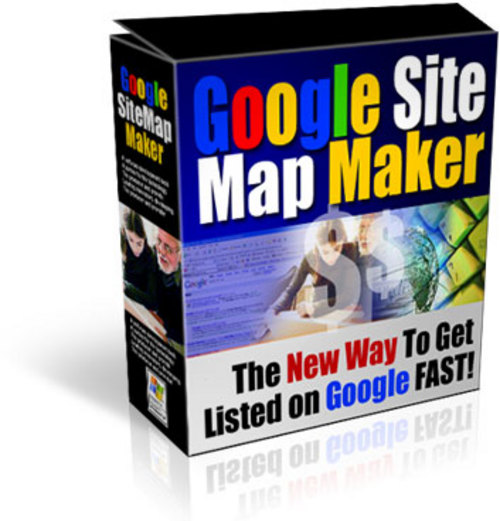 Product picture Google Site Map Maker With Master Resale Rights.