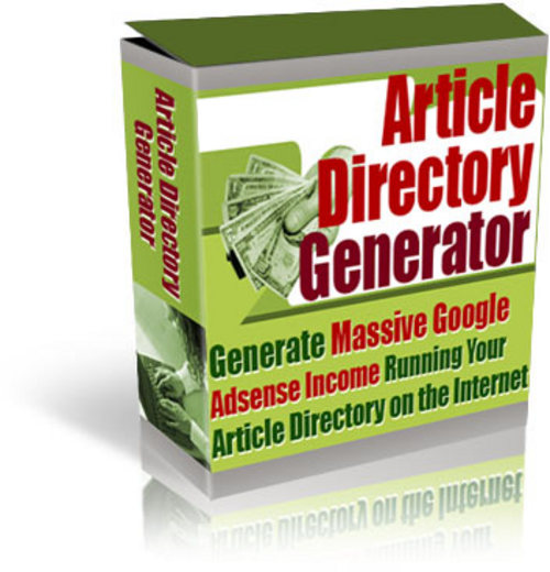 Product picture  Article Directory Generator With Master Resale Rights.