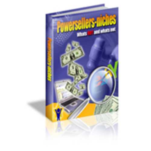 Product picture Power sellers Niches With Master Resale Rights.