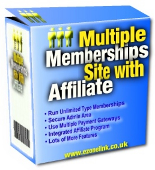 Product picture  Multiple Membership Site With Affiliate with MRR.