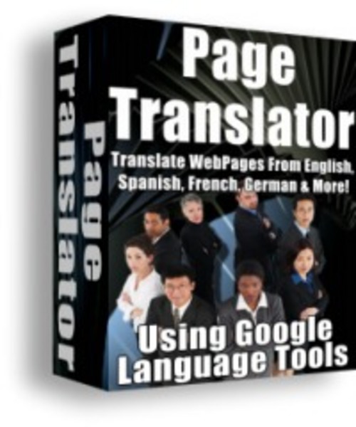 Product picture Page Translator With Master Resale Rights.
