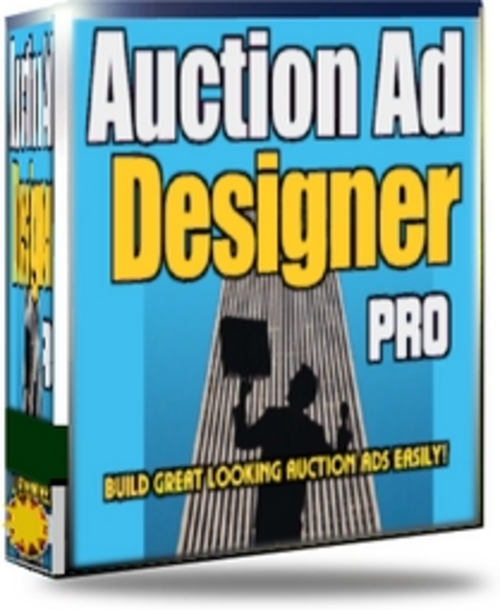 Product picture Auction Ad Designer PRO With Master Resale Rights.