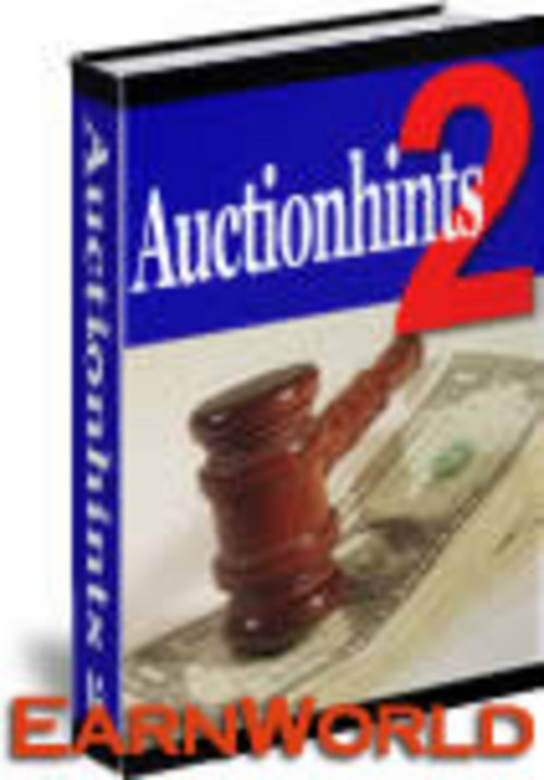 Product picture Auction Hints 2 With Master Resale Rights.