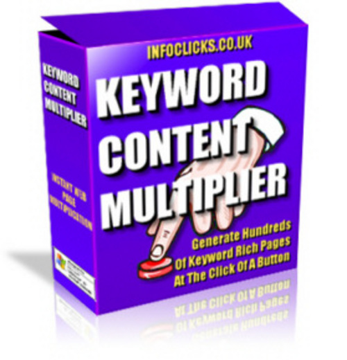 Product picture Keyword Content Multiplier With Master Resale Rights.