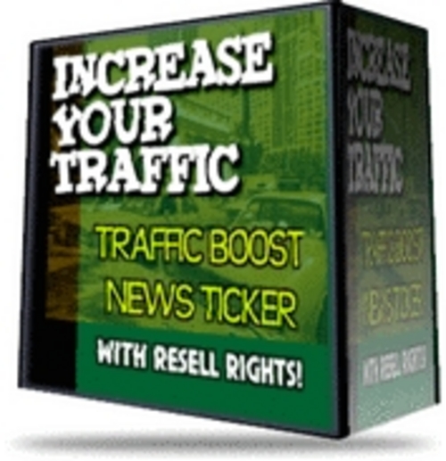Product picture Traffic Boost News With Master Resale Rights.