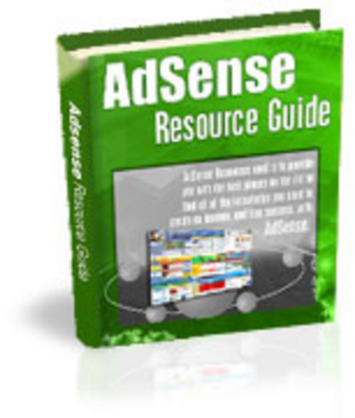 Product picture Adsense Resource Guide With Master Resale Rights.