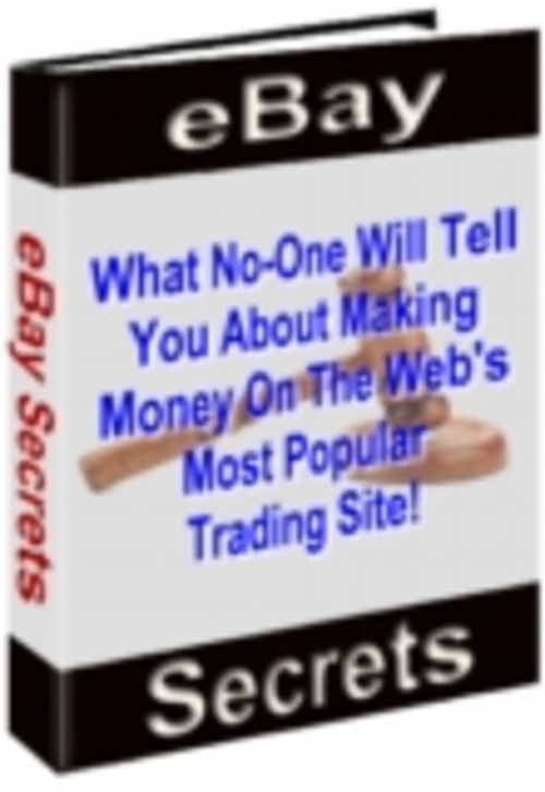 Product picture eBay Secrets Revealed With Master Resale Rights.