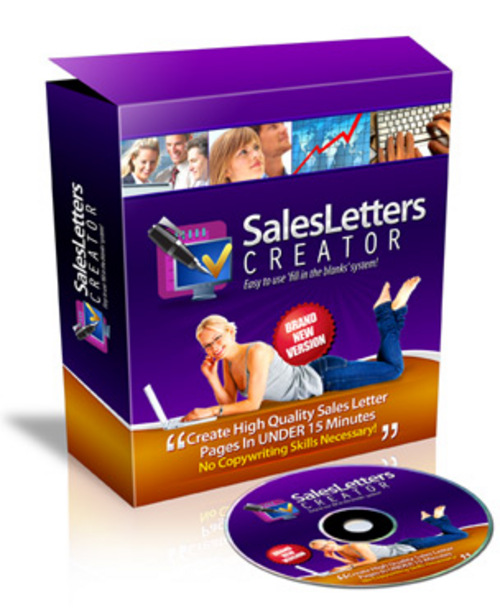 Product picture Sales Letter 50 Articles Plr.