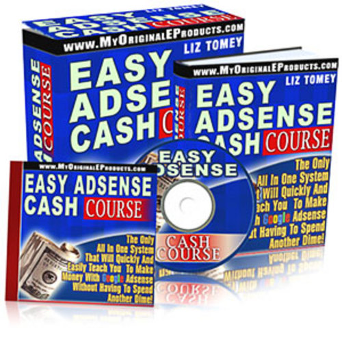 Product picture Easy Adsense Cash Course with MRR.
