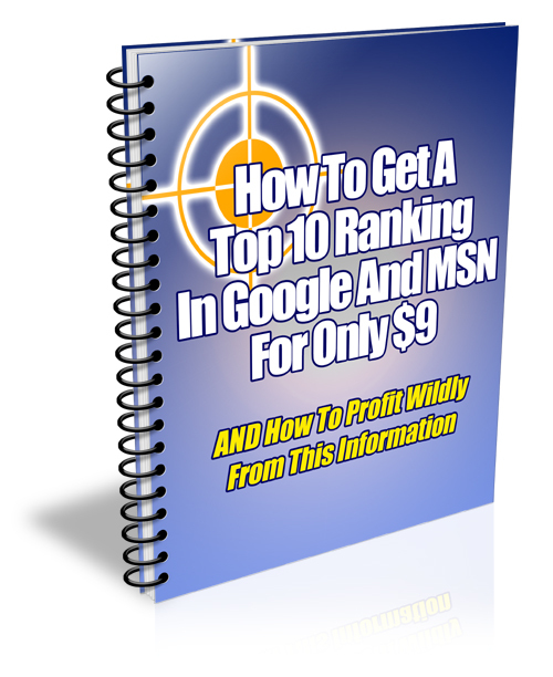 Product picture How To Get A Top 10 Ranking in google With Master Resale R.