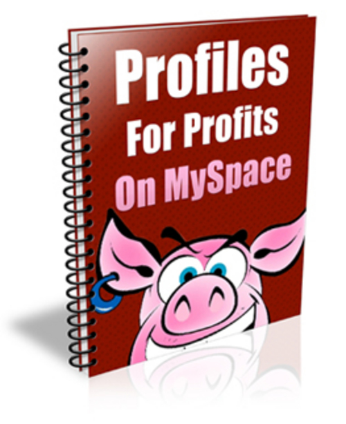 Product picture Profiles For Profits On MySpace Plr.