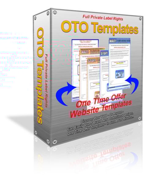 Product picture 5 One Time Offer Templates - With Master Resale Rights.
