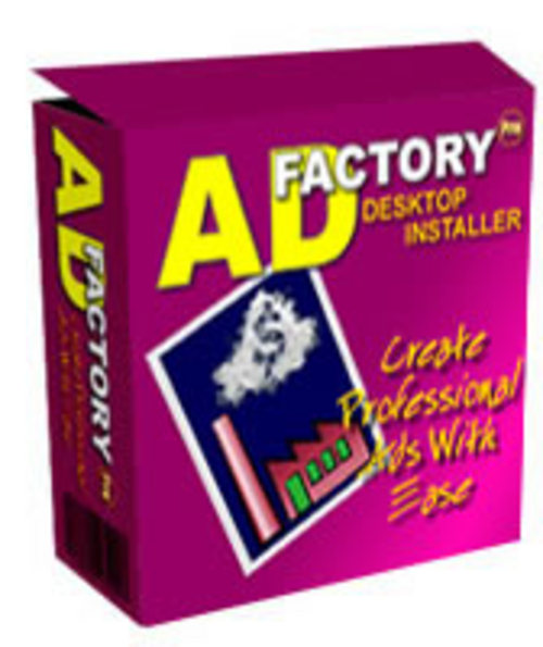 Product picture Ad Factory Pro Desktop Software With Master Resell Rights