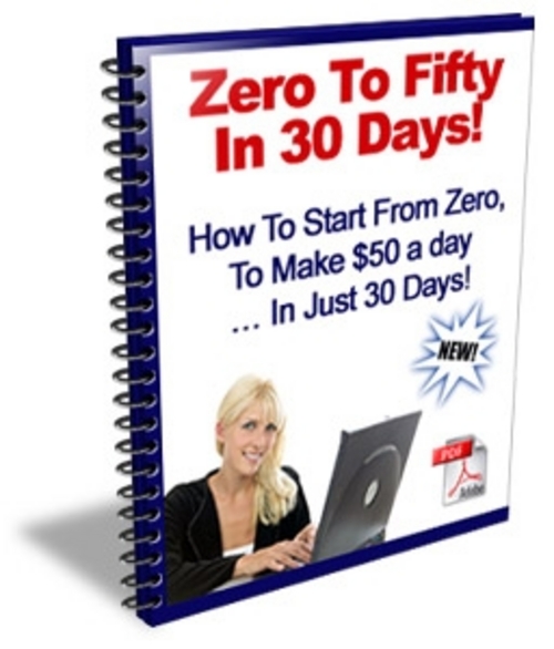 Product picture Zero To Fifty In 30 Days With Master Resale Rights.