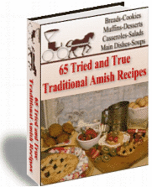 Product picture 65 Tried and True Traditional Amish Recipes with MRR.