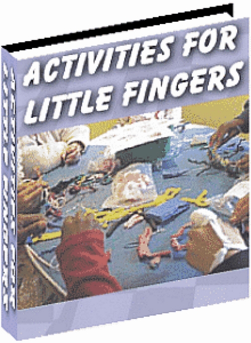 Product picture Activities for little fingers With Master Resale Rights.