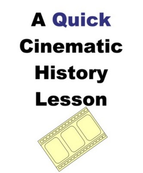 Product picture A Quick Cinematic History Lesson With Master Resale Rights.