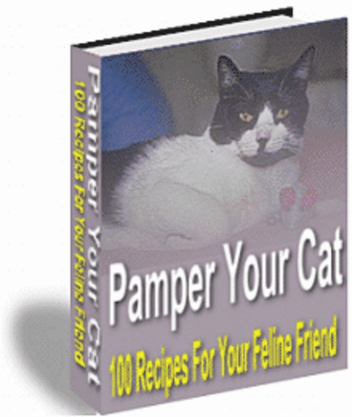 Product picture Pamper your 100 Recipes for you Feline Friend with MRR.