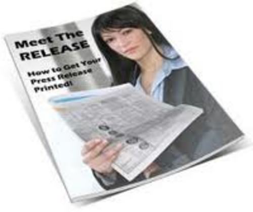 Product picture Profiting with press Releases With Master Resale Rights.