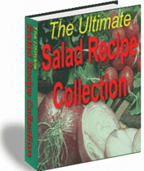 Product picture Salad Recipes Collection With Master Resale Rights.