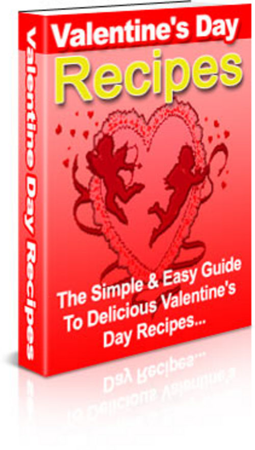 Product picture Valentine Recipes With Master Resale Rights.