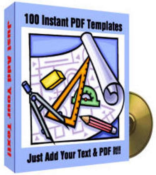 Product picture 50 PDF Templates With Master Resale Rights.