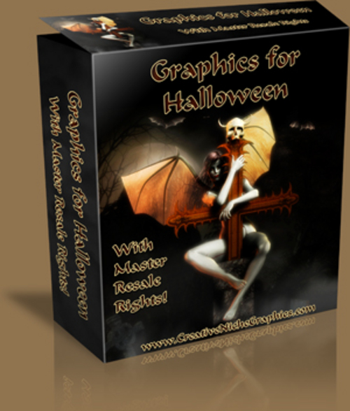 Product picture Graphics for Halloween With Master Resale Rights.