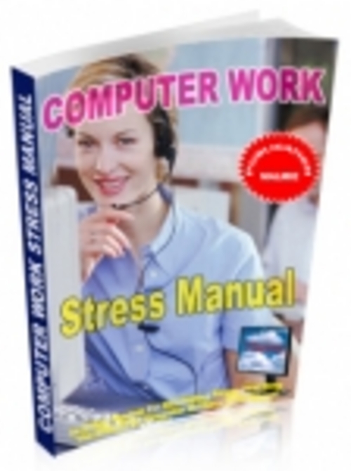 Product picture Computer Work Stress With Master Resale Rights.