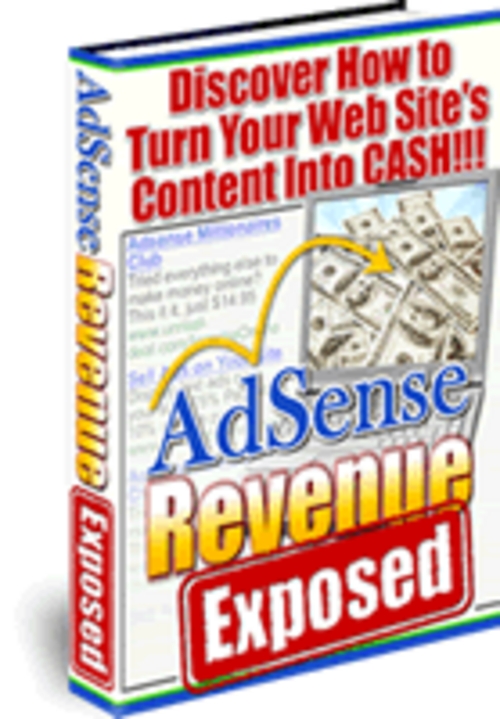 Product picture Adsense Revenue With Master Resale Rights.