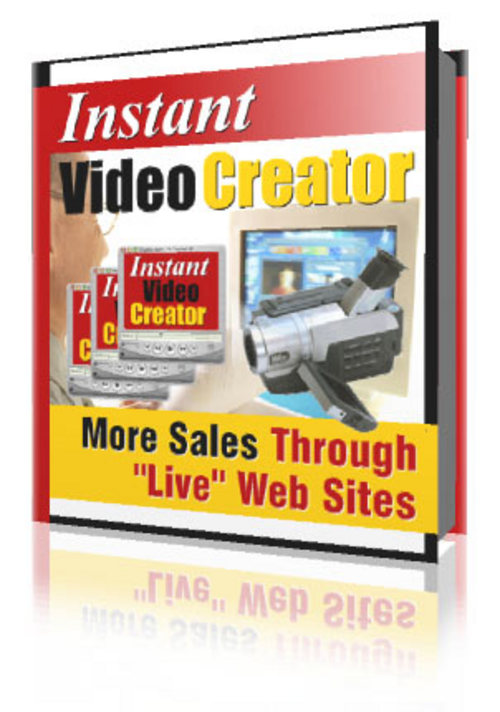 Product picture Instant Video Creator With Master Resale Rights.