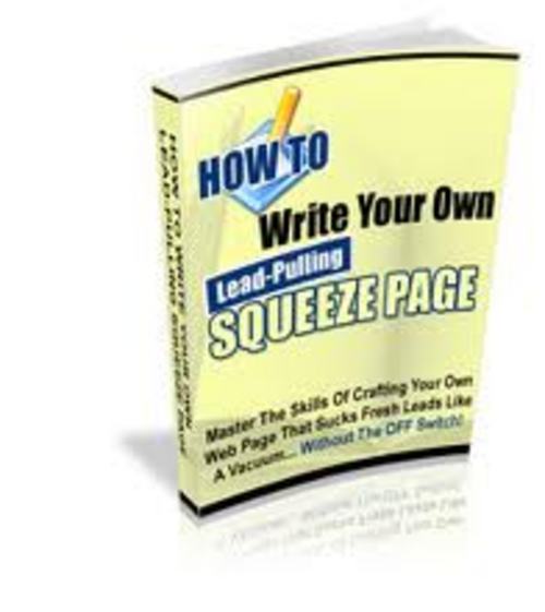 Product picture Squeeze Page With Master Resale Rights.