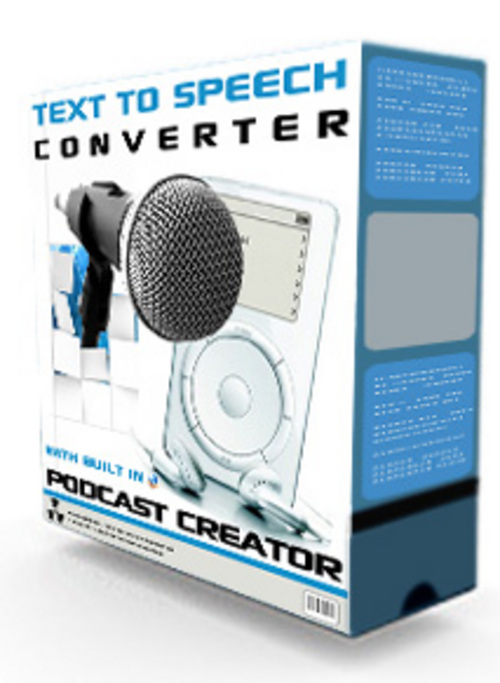 Product picture Text 2 Speech Converter With Built In Podcast Creator MRR.